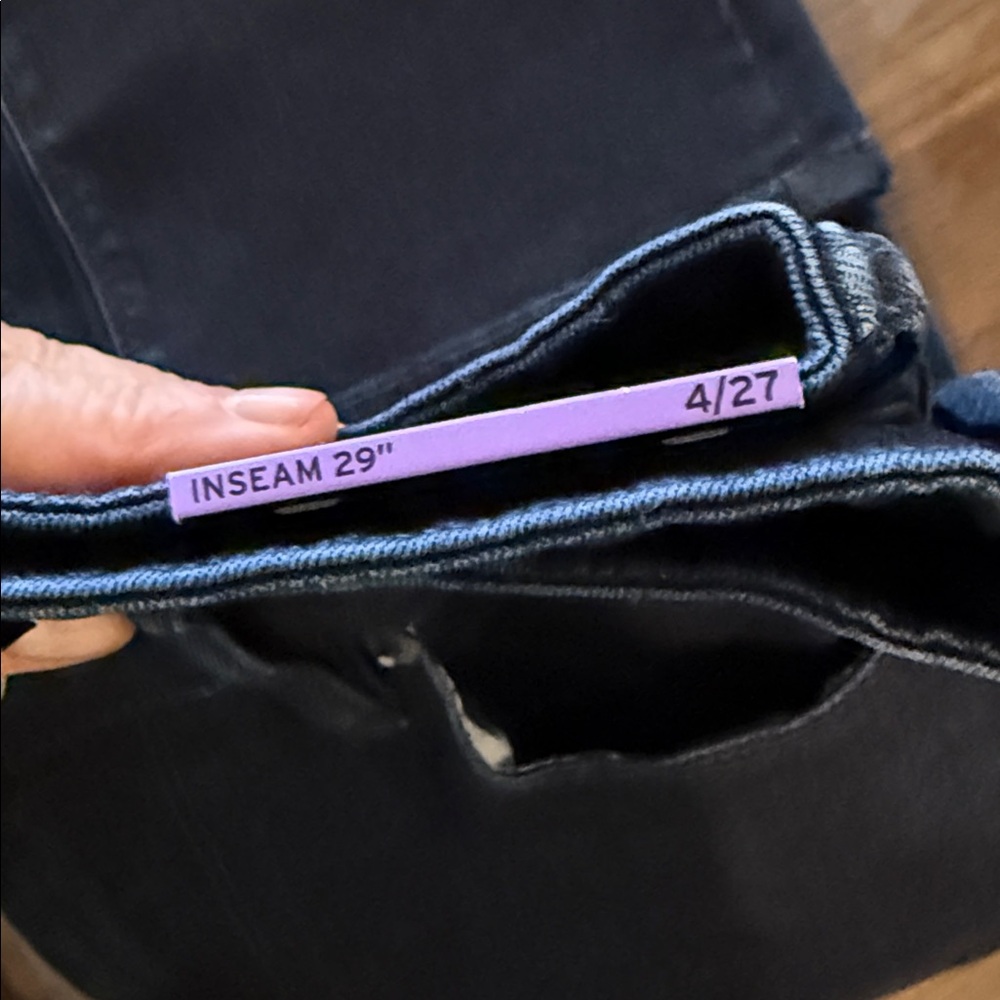 NWT Hudson Straight Leg in Obscurity Blue size 4/27 - Picture 8 of 9